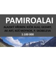Wanderkarten Asien Kleslo-Trekkingkarte Pamiroalai 1:100.000 Eigenverlag Michal Kleslo
