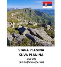 Wanderkarten Serbien + Montenegro Kleslo-Wanderkarte Stara Planina/Balkangebirge, Suva Planina 1:50.000 Eigenverlag Michal Kleslo