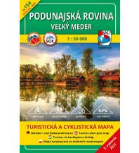 Hiking Maps Slovakia VKÚ-Wanderkarte 154, Podunajská rovina - Velký Meder 1:50.000 VKU Harmanec Slowakei