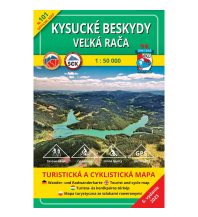 Wanderkarten Slowakei VKÚ-Wanderkarte 101, Kysucké Beskydy, Veľká Rača 1:50.000 VKU Harmanec Slowakei