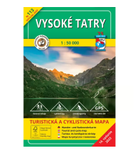 Wanderkarten Slowakei VKÚ-Karte 113, Vysoké Tatry/Hohe Tatra 1:50.000 VKU Harmanec Slowakei