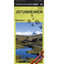 Wanderkarten Skandinavien Cappelens Kart CK 45, Jotunheimen 1:100.000/1:50.000 Cappelens