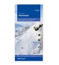 Ski Touring Maps Fri Flyt Skitourenkarte Hemsedal 1:50.000 Fri Flyt