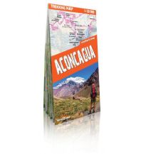 Wanderkarten Südamerika Trekking Map Aconcagua terraQuest