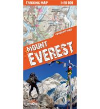 Wanderkarten Himalaya Terraquest Trekking Map Mount Everest 1:80.000 terraQuest