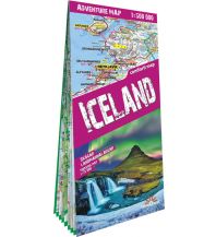 Straßenkarten Island Terraquest Adventure Map Island - Iceland / Island 1:500.000 terraQuest