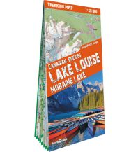 Hiking Maps Canada Terraquest Trekking Map Canadian Rockies - Lake Louise, Moraine Lake 1:50.000 terraQuest