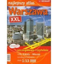 Stadtpläne Demart Altas XXL Warszawa Warschau 1:13.000 Demart Sp.