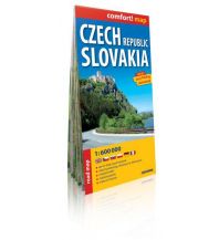Road Maps Slovakia Comfort! map Czech Republic, Slovakia Expressmap