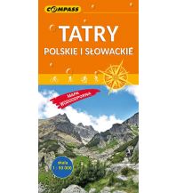 Hiking Maps Compass Mapa Turystyczna Polen - Tatry Polskie i Slowackie 1:50.000 laminiert Compass Polska