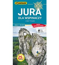Climbing Maps Compass Polen Kletterkarte Jura dla wspinaczy 1:100.000 Compass Polska