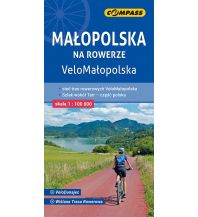 Cycling Maps Compass Mapa Turystyczna Polen, Małopolska na rowerze 1:100.000 Compass Polska