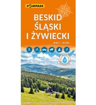 Hiking Maps Poland Compass Polen Mapa turystyczna Beskid Śląski i Żywiecki 1:50.000 Compass Polska