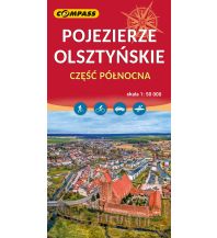 Wanderkarten Polen Compass Polen Mapa turystyczna Pojezierze Olsztyńskie - część północna 1:50.000 Compass Polska