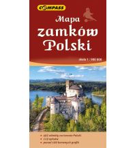 Straßenkarten Compass Straßenkarte - Schlösser in Polen. Mapa Zamkow Polski 1:900.000 Compass Polska