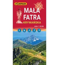Wanderkarten Slowakei Compass Mapa Turystyczna Mala Fatra/Kleine Fatra 1:30.000 Compass Polska