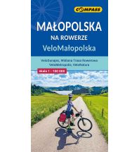 Cycling Maps Compass Mapa Turystyczna Polen, Małopolska na rowerze 1:100.000 Compass Polska