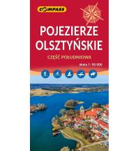 Hiking Maps Poland Compass Polen Mapa turystyczna Pojezierze Olsztyńskie - część południowa 1:50.000 Compass Polska