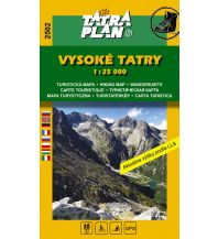 Hiking Maps Slovakia TatraPlan Wanderkarte 2502, Hohe Tatra 1:25.000 DobroMapa-TatraPlan