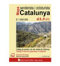 Hiking Maps Spain Mapa senderista i cicloturista Catalunya 1:450.000 MontEditorial