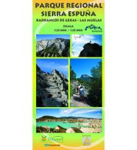 Hiking Maps Spain Piolet-Wanderkarte Parque Regional Sierra Espuña 1:25.000 Piolet