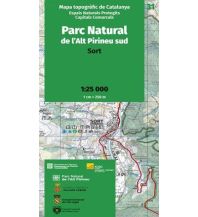 Hiking Maps Spain ICGC Topografische Karte 31, Sort, Parc Natural de l'Alt Pirineu sud 1:25.000 Institut Cartogràfic i Geològic de Catalunya