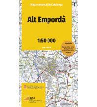 Wanderkarten Spanien Mapa comarcal de Catalunya 02, Alt Empordà 1:50.000 Institut Cartogràfic i Geològic de Catalunya