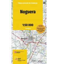 Wanderkarten Spanien Mapa comarcal de Catalunya 23, Noguera 1:50.000 Institut Cartogràfic i Geològic de Catalunya