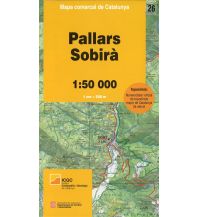 Wanderkarten Spanien Mapa comarcal de Catalunya 26, Pallars Sobirà 1:50.000 Institut Cartogràfic i Geològic de Catalunya
