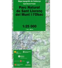 Wanderkarten Spanien ICGC WK Serie-25 Katalonien - Parc Natural de Sant Llorenc del Munti i l'Obac 1:25.000 Institut Cartogràfic i Geològic de Catalunya