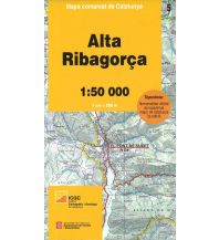Hiking Maps Spain Mapa comarcal de Catalunya 05, Alta Ribagorça 1:50.000 Institut Cartogràfic i Geològic de Catalunya