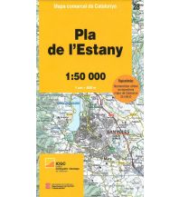 Wanderkarten Spanien Mapa comarcal de Catalunya 28, Pla de l'Estany 1:50.000 Institut Cartogràfic i Geològic de Catalunya