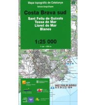 Hiking Maps Spain ICGC Topografische Karte 68 Katalonien - Costa Brava Sud 1:25.000 Institut Cartogràfic i Geològic de Catalunya