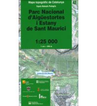 Wanderkarten Spanien ICGC WK 42 Serie 25, Parc nacional d'Aigüestortes i Estany de Sant Maurici 1:25.000 Institut Cartogràfic i Geològic de Catalunya