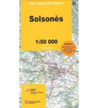 Wanderkarten Spanien Mapa comarcal de Catalunya 35, Solsonès 1:50.000 Institut Cartogràfic i Geològic de Catalunya