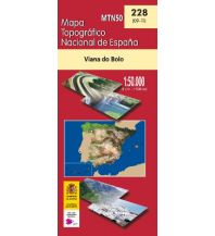 Wanderkarten Spanien CNIG-Karte MTN50 228, Viana do Bolo 1:50.000 CNIG