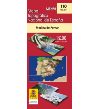 Hiking Maps Spain CNIG-Karte MTN50 110, Medina de Pomar 1:50.000 CNIG