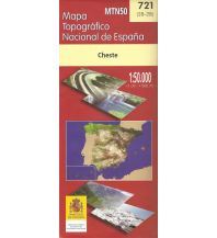 Wanderkarten Spanien CNIG-Karte MTN50 - 721, Cheste 1:50.000 CNIG