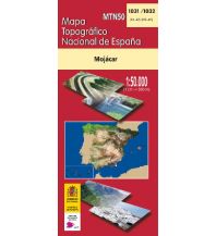 Wanderkarten Spanien CNIG-Karte MTN50 1031/1032, Mojácar 1:50.000 CNIG