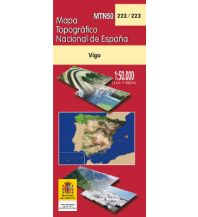 Wanderkarten Spanien CNIG-Karte MTN50 222/223, Vigo 1:50.000 CNIG