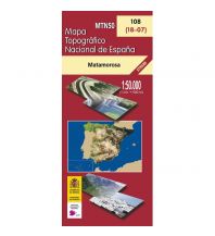 Hiking Maps Spain CNIG-Karte MTN50 108, Matamorosa 1:50.000 CNIG