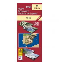 Wanderkarten Spanien CNIG-Karte MTN50 - 89, Tolosa 1:50.000 CNIG
