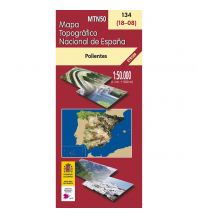 Wanderkarten Spanien CNIG-Karte MTN50 134, Polientes 1:50.000 CNIG