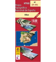 Hiking Maps Spain CNIG-Karte MTN50 61, Bilbao 1:50.000 CNIG