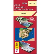 Hiking Maps Spain CNIG-Karte MTN50 1105/1108, El Hierro 1:50.000 CNIG