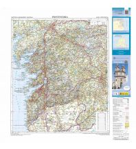 Straßenkarten CNIG Provinzkarte Spanien - Pontevedra 1:200.000 Centro Nacional de Informacion Geografica