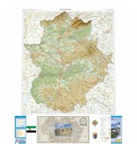 Road Maps Spain CNIG Straßenkarte Spanien - Extremadura 1:300.000 Centro Nacional de Informacion Geografica