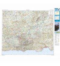 Straßenkarten CNIG Provinzkarte Spanien - Granada 1:200.000 Centro Nacional de Informacion Geografica