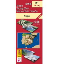 Hiking Maps Spain CNIG-Karte MTN50 904, Andújar 1:50.000 CNIG