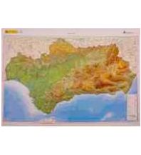 Reliefkarte Mapa en relieve Andalucía/Andalusien 1:500.000 CNIG